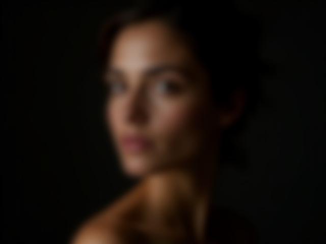 Retrato profesional con iluminación artística